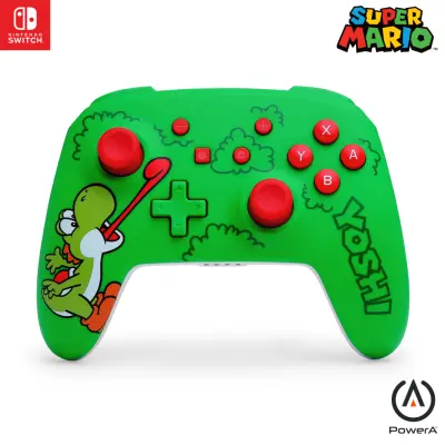 PowerA - Wireless Controller for Nintendo Switch - Hungry Yoshi - Green