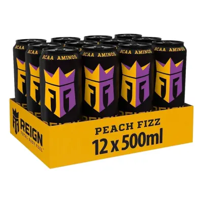 Reign Peach Fizz Energidryck - 12-pack