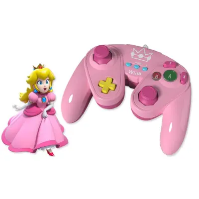 Replica GameCube Controller For Wii U - Peach