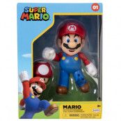 Super Mario + Super Mushroom 10cm figurine Boxset Exclusive + accessoires 406