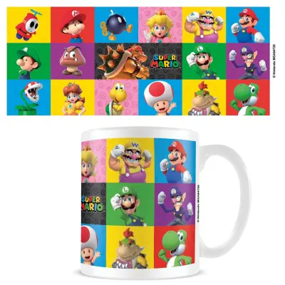 Super Mario 3D Friends And Foes White Coffee Mug