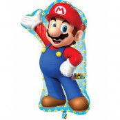 Super Mario Ballongfigur i Folie 55x83 cm