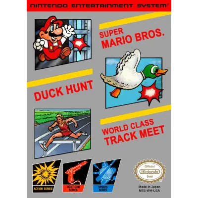 Super Mario Bros 1 & Duck Hunt & World Class Track Meet (US