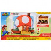 Super Mario Bros House Toad playset