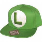 Super Mario Bros. Luigi Logo Green Snap Back Cap