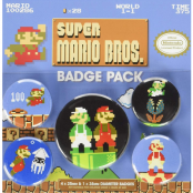 Super Mario Bros. Pin Retro Badge Pack