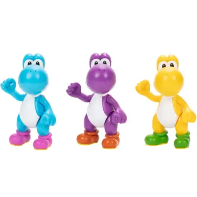 Super Mario Bros Yoshi pack 3 figures 10cm