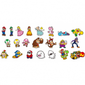 Super Mario - Characters - Assortiments 14 Magnets 6Cm