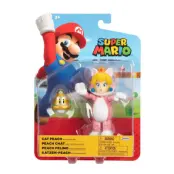 Super Mario Figur 10cm Cat Peach with Super Bell