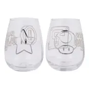 Super Mario Glas - 2-pack