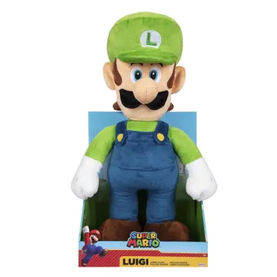 Super Mario Jumbo Plush Luigi - Super Mario -  Leksaksaffären
