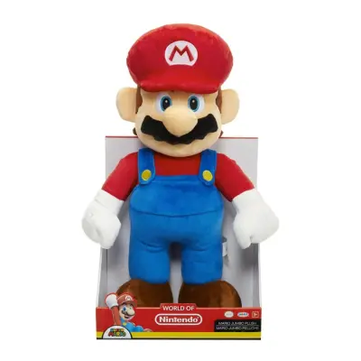 Super Mario Jumbo Plush Mario - Super Mario -  Leksaksaffären