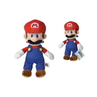 Super Mario Mjukdjur 30cm Mario - Super Mario -  Leksaksaffären