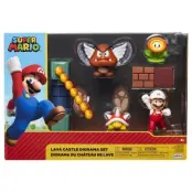 Super Mario Lava Castle Diorama Lekset