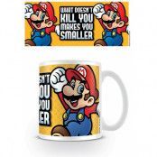 Super Mario - Makes You Smaller Mug