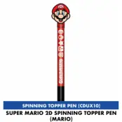 Super Mario - Mario - 2D Spinning Topper Pen