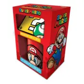 Super Mario MarioWith Coaster & Keychain Mug