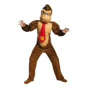 Donkey Kong Deluxe Barn Maskeraddräkt - Large