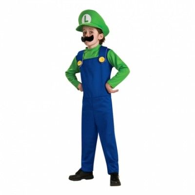 Luigi Barn Maskeraddräkt