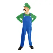 Rörmokare Grön Budget Barn Maskeraddräkt - Small