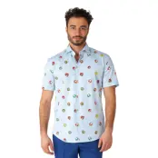 OppoSuits Super Mario Skjorta - Large