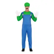 Rörmokare Grön Maskeraddräkt - Large