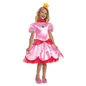 Super Mario Princess Peach Utklädning : Model - XS (3-4 år) - Super Mario -  Leksaksaffären