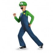 Super Mario Luigi Utklädningskläder M 7-8 år