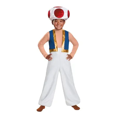 Toad Deluxe Barn Maskeraddräkt - Medium