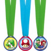 Super Mario Medaljer - 12-pack