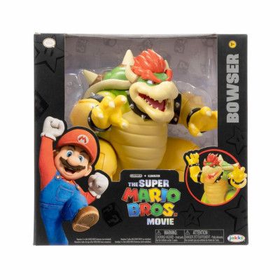 Super Mario Movie Fire Breathing Bowser Figur