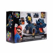 Super Mario Movie Mini Bowsers Island Castle Deluxe Lekset
