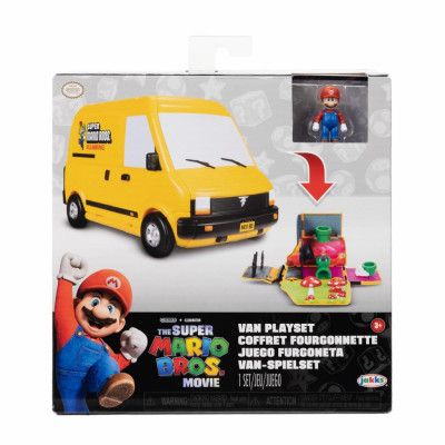 Super Mario Movie Mini Skåpbil Lekset - Super Mario -  Leksaksaffären