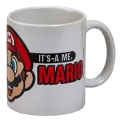 Super Mario Mugg ItÂ´s-A Me, Mario - Super Mario -  Leksaksaffären