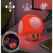 Super Mario - Mushroom - 'Squishyglo' Decorative Light Rechargeable