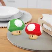 Super Mario - Mushrooms - Salt And Pepper Shakers Set