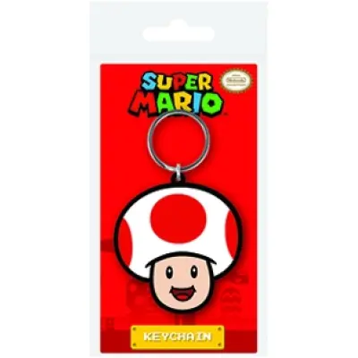 super mario mushroom  nyckelring