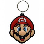 Super Mario nyckelring i gummi