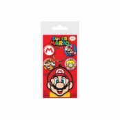 Super Mario - Nyckelring & pins