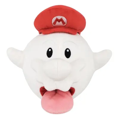 Super Mario Plush Figure Boo Mario 21 cm