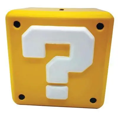 Super Mario - Question Mark Block - Shaped Money Bank 12.3cm
