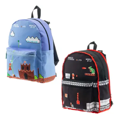 Super Mario Bros Vändbar Ryggsäck - 1-pack