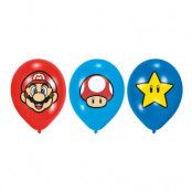 Ballonger Super Mario - 6-pack