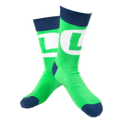 Nintendo Luigi Logo Strumpor