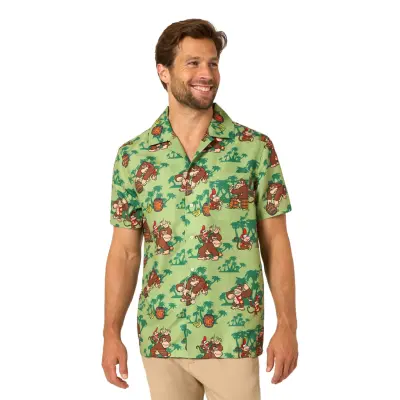 OppoSuits Donkey Kong Bananas Skjorta - Medium