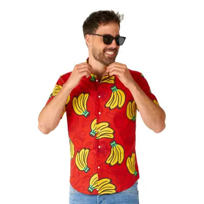 OppoSuits Donkey Kong Skjorta - 4X-Large