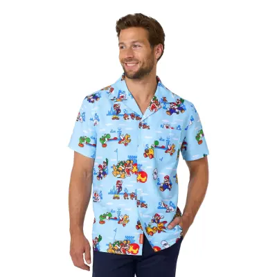 OppoSuits Super Mario Skjorta - XXX-Large