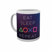 PlayStation, Mugg - Eat Sleep Repeat