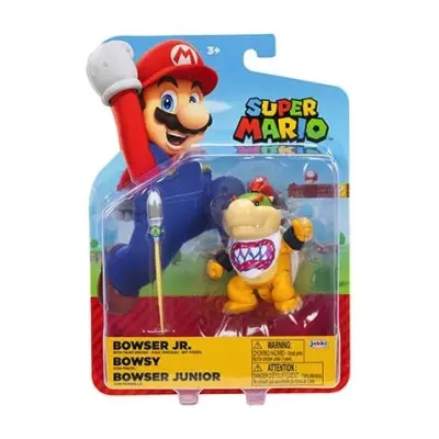 Super Mario Figur 10cm Bowser Jr. with Paint Brush - Super Mario -  Leksaksaffären