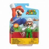 Super Mario Figur 10cm FIRE LUIGI